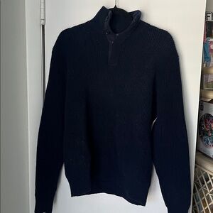 J. Crew Dark Blue Wool Sweater